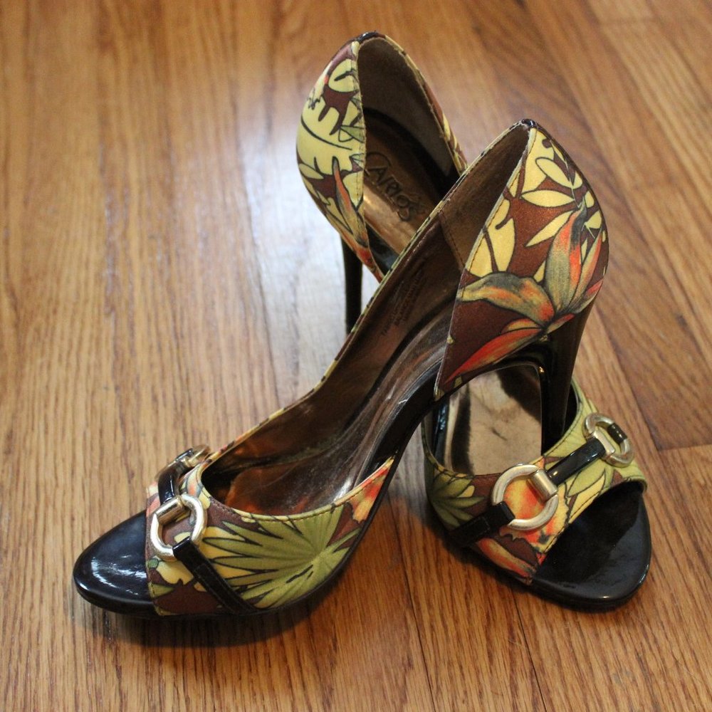 Floral heels
